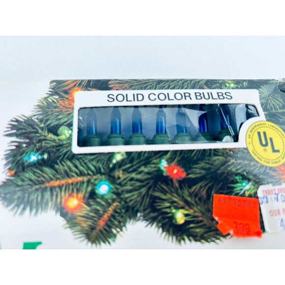 Vintage Merry Midget General Electric Indoor/Outdoor 35 Light Set Works! New NOS - Picture 9 of 9